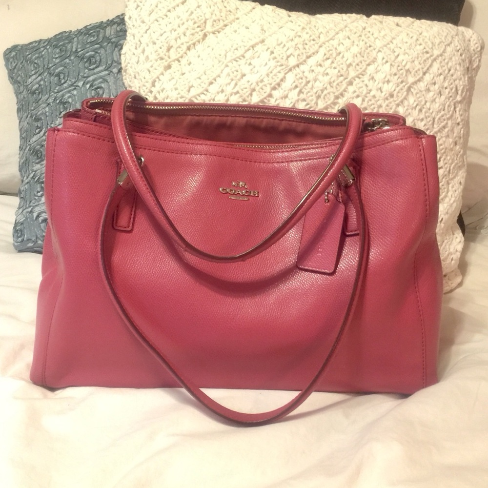 COACH christie Handbag in Vibrant Pink